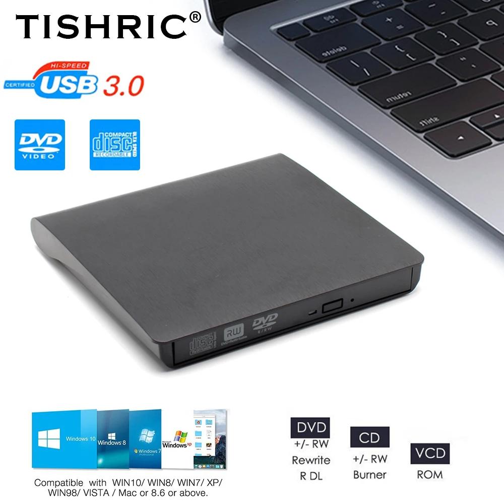 TISHRIC ܺ DVD CD ̺ ÷̾,  , RW ܺ  ̺, DVD-ROM CD-ROM, ƺ Ʈ ũž PC, USB3.0